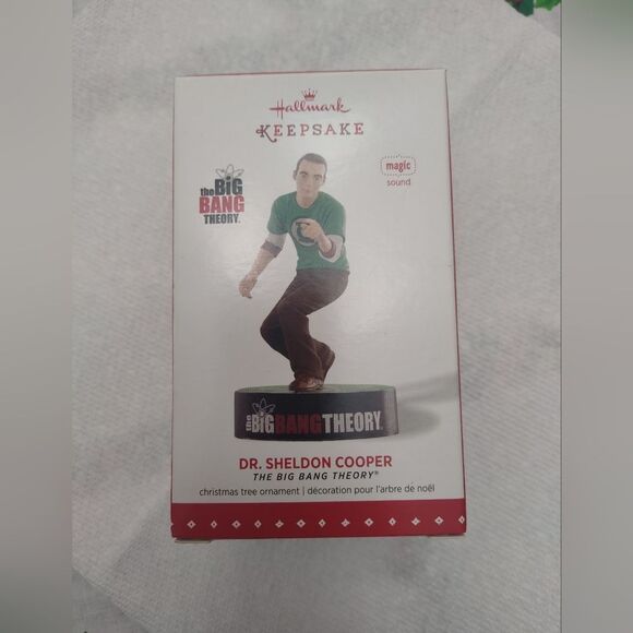 Hallmark Christmas Keepsake Ornament 2015 Big Bang Theory Sheldon Cooper New - Picture 1 of 3